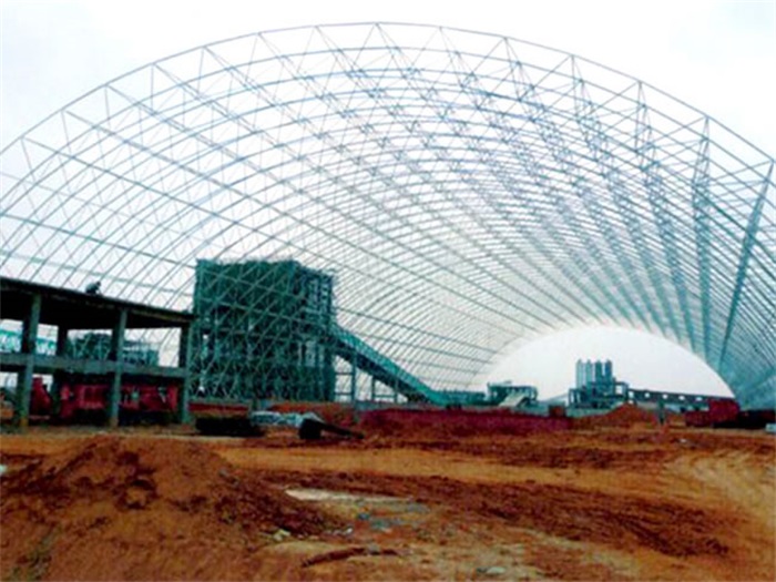 福建广西白色电厂干煤棚网架加工